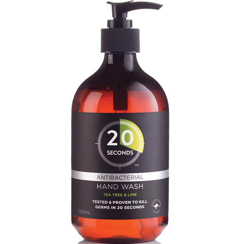 Buy 20Seconds Tea Tree & Lime Antibacterial Hand Wash 500ml Online at