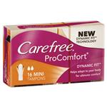 Carefree ProComFort Fragrance Free Tampons 16 Pack