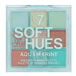 W7 Soft Hues Pressed Pigment Palette Aquamarine