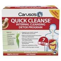 Buy Carusos Quick Cleanse Internal Cleansing Detox Program 7 Day