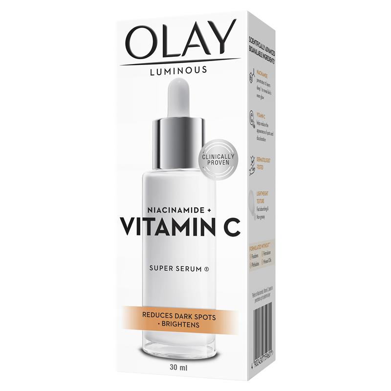 Veel Gesprekelijk Waterig Buy Olay Luminous Vitamin C Super Serum 30ml Online at Chemist Warehouse®