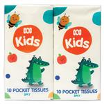 ABC Kids Pocket Tissues  4 Pack
