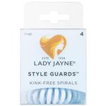 Lady Jayne Style Guards Spiral Elastics Sky Blue 4 Pack