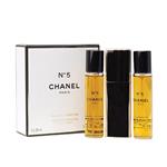 Chanel No.5 Eau de Parfum 3x20ml Purse Refillable