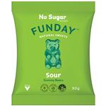 Funday Sour Vegan Gummy Bears 50g