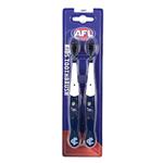 AFL Kids Toothbrush Carlton Blues Twin Pack