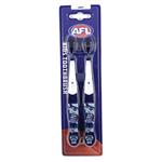 AFL Kids Toothbrush Geelong Cats Twin Pack
