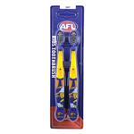 AFL Kids Toothbrush West Coast Eagles Twin Pack