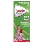 Panadol Childrens Elixir 5-12 Years Raspberry 100ml