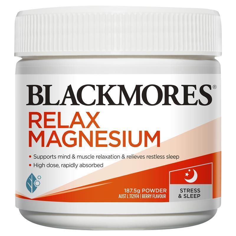 Buy Blackmores Relax Magnesium 187.5g Powder Online at Chemist Warehouse®