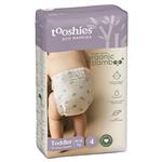 Tooshies Eco Nappies with Organic Bamboo Size 4 Toddler 10-15kg, 36 pack