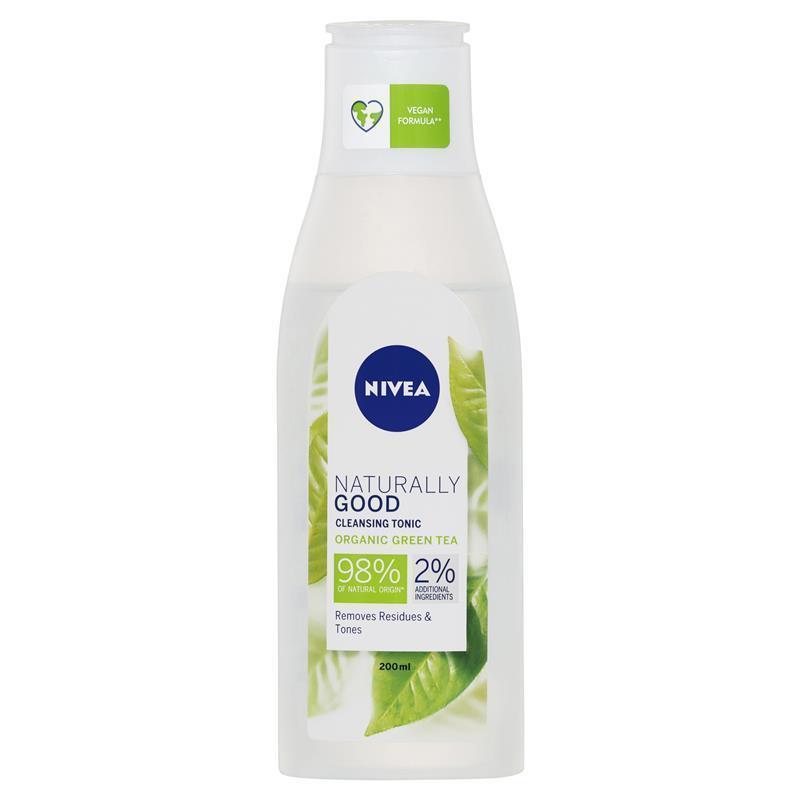 Buy Nivea Naturally Good Organic Green Tea Cleansing Toner 200ml Online