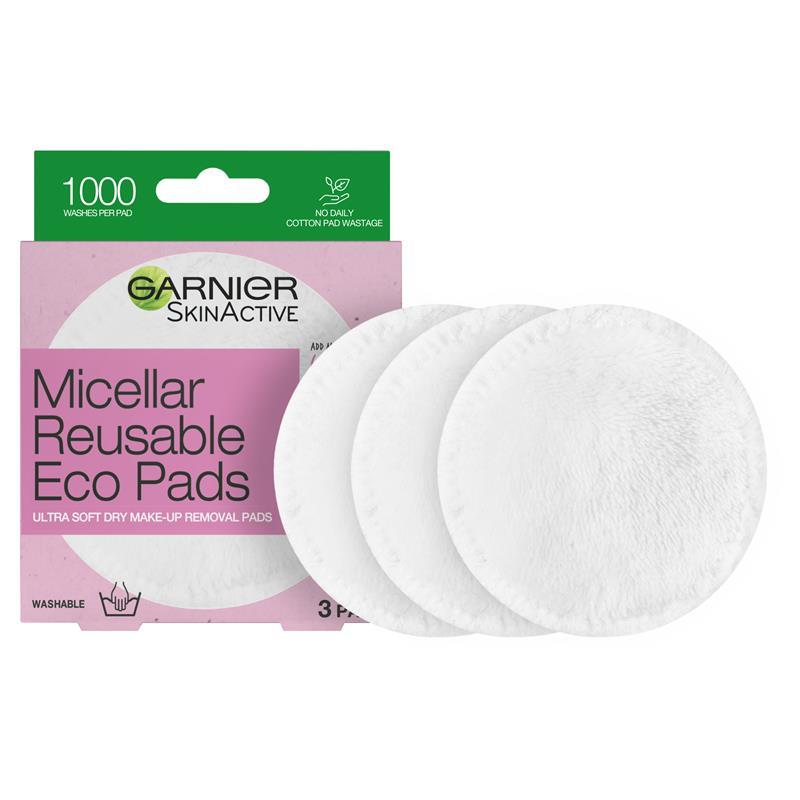 Buy Garnier Micellar Reusable Eco Pads 3 Online at Chemist Warehouse®