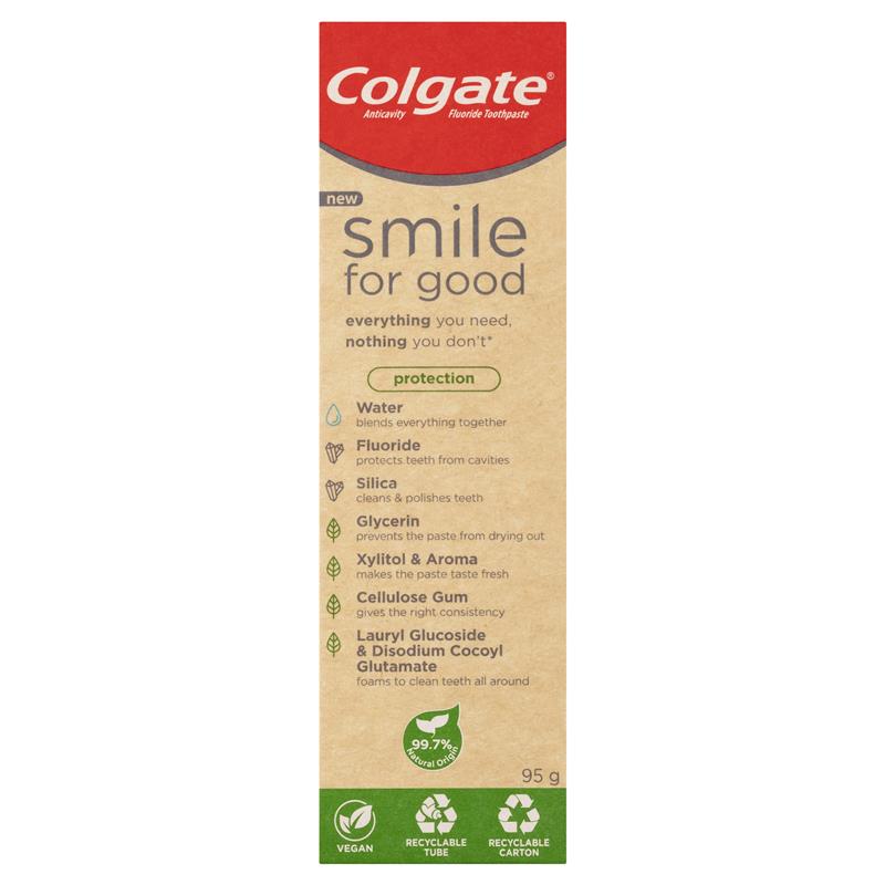 Buy Colgate Toothpaste Smile For Good Protect 95g Online at Chemist
