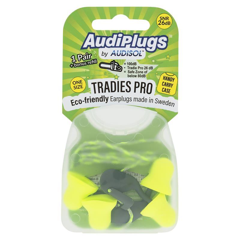Audiplugs Tradies Pro 1 Pair + Bonus Refill product image