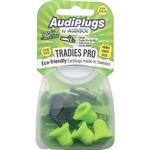 Audiplugs Tradies Pro 1 Pair + Bonus Refill