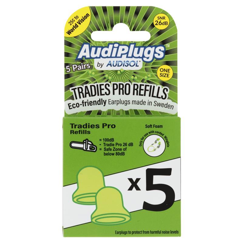 Audiplugs Tradies Pro Refills 5 Pairs product image