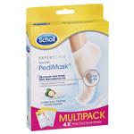 Scholl Dry Skin Macadamia Oil PediMask Multipack 4 Pairs