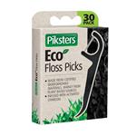 Piksters Eco Floss Pick Charcoal 30 Pack