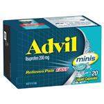 Advil Mini Liquid 20 Capsules