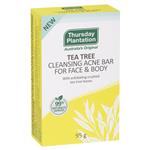 Thursday Plantation Tea Tree Cleansing Acne Bar for Face & Body 95g