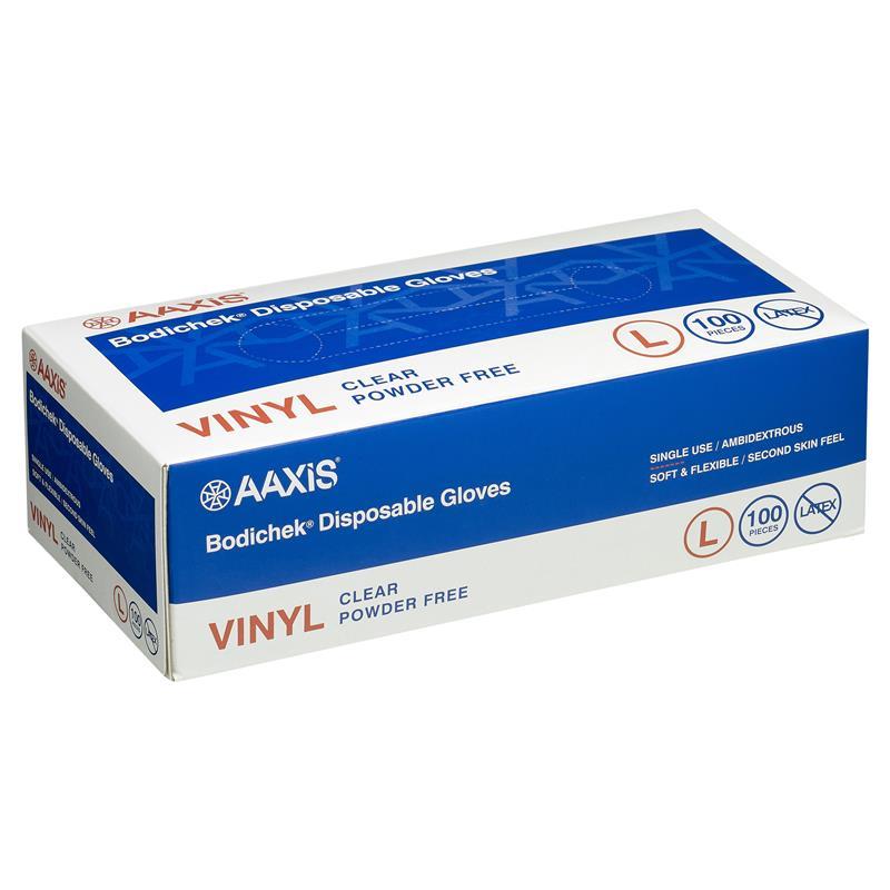 Bodichek Vinyl Disposable Gloves Powder Free Large 100 Pack product image