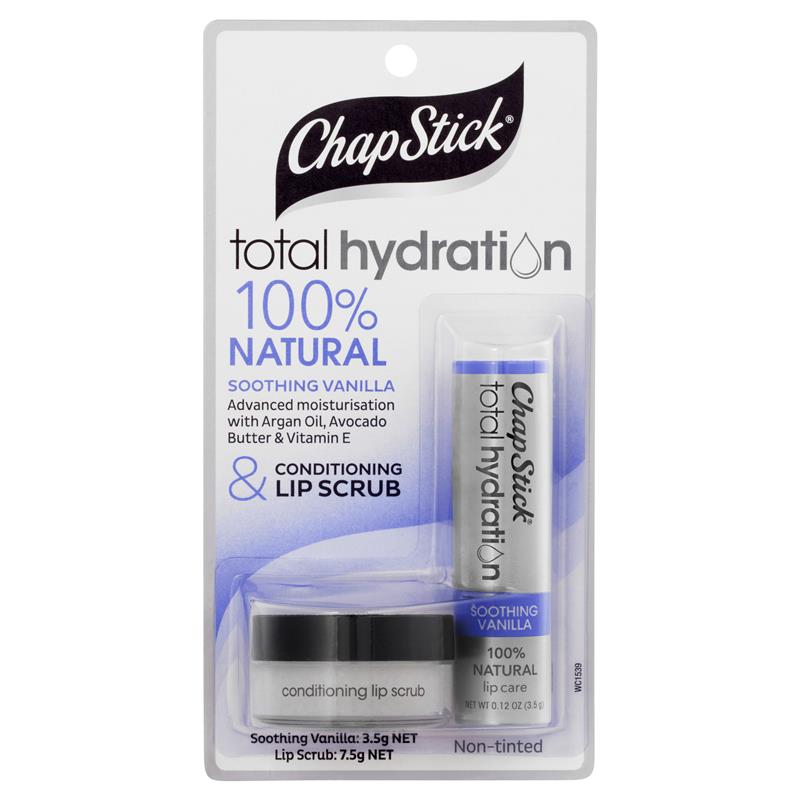 Buy Chapstick Total Hydration Soothing Vanilla Lip Scrub Online At