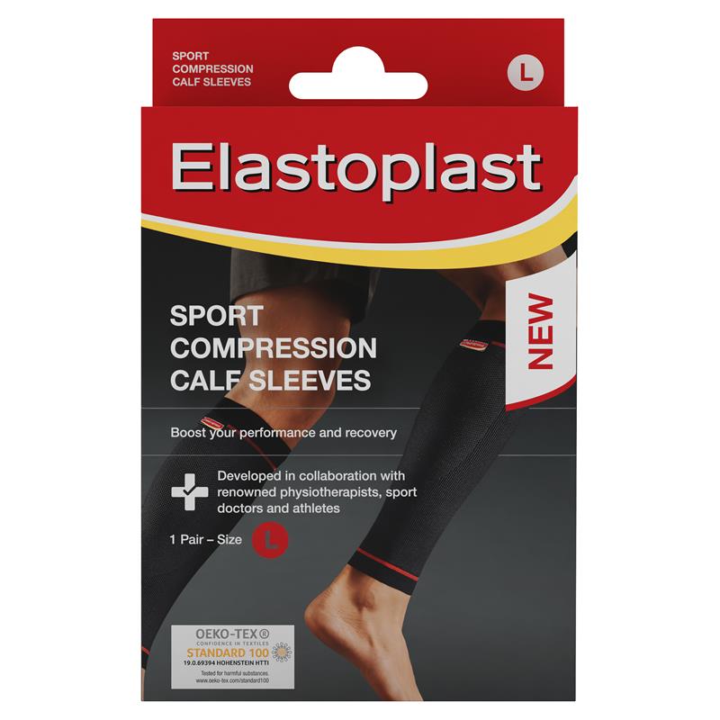 Buy Elastoplast Sport Compression Calf Sleeve Large Online at