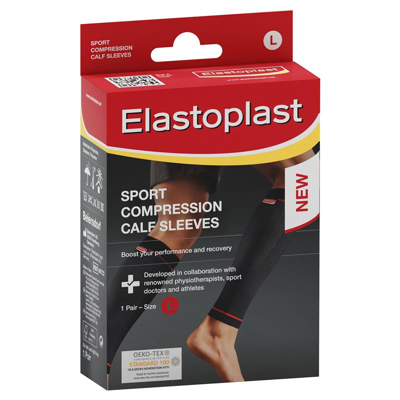 Buy Elastoplast Sport Compression Calf Sleeve Large Online at