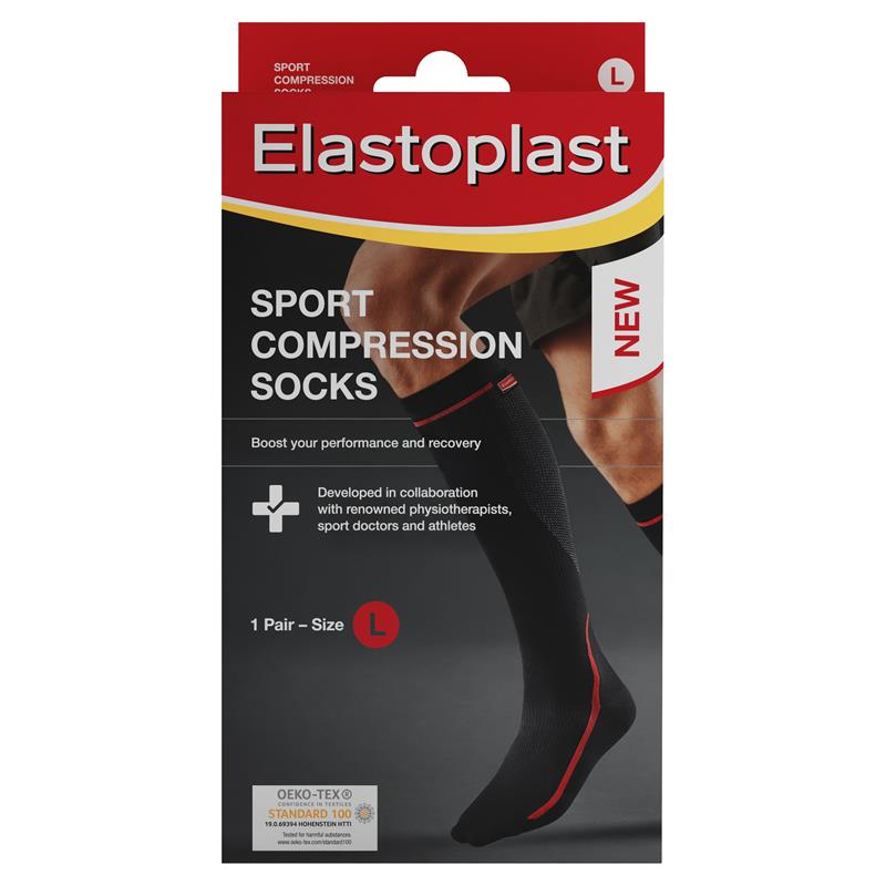 Buy Elastoplast Sport Compression Sock Large Online at Chemist Warehouse®