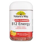 Natures Way Adult Vita Gummies B12 Energy 80 Gummies