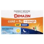 Demazin Cold + Flu + Cough Day + Night 24 Capsules