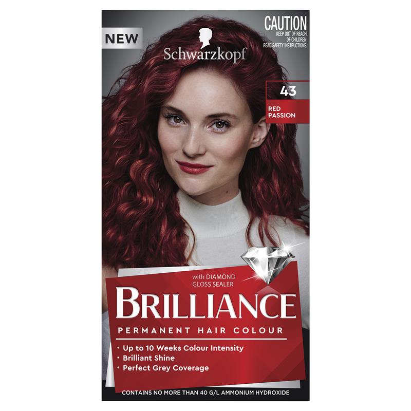 Buy Schwarzkopf Brilliance 43 Red Passion New Online at Chemist Warehouse®