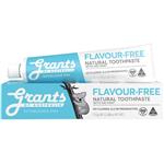 Grants of Australia Toothpaste Flavour Free & Fluoride Free 110g Online Only