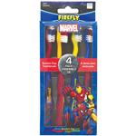 Marvel Super Hero Toothbrush 4 Pack