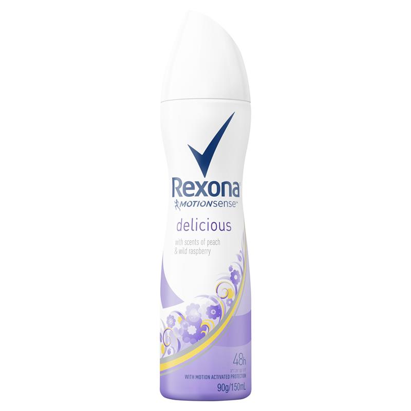 Buy Rexona for Women Antiperspirant Deodorant Delicious 150ml Online at ...