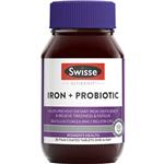 Swisse Iron + Probiotic 30 Tablets