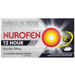 Nurofen 12 Hour Relief 300mg 24 Tablets - Ibuprofen (S3)
