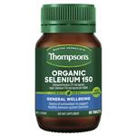 Thompsons Organic Selenium 150 60 Tablets