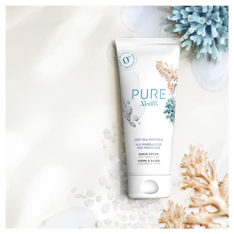 Buy Gillette Venus Pure Shaving Cream Deep Sea Minerals 174g Online at