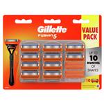 Gillette Fusion Razor Blades 10 Cartridges Refills