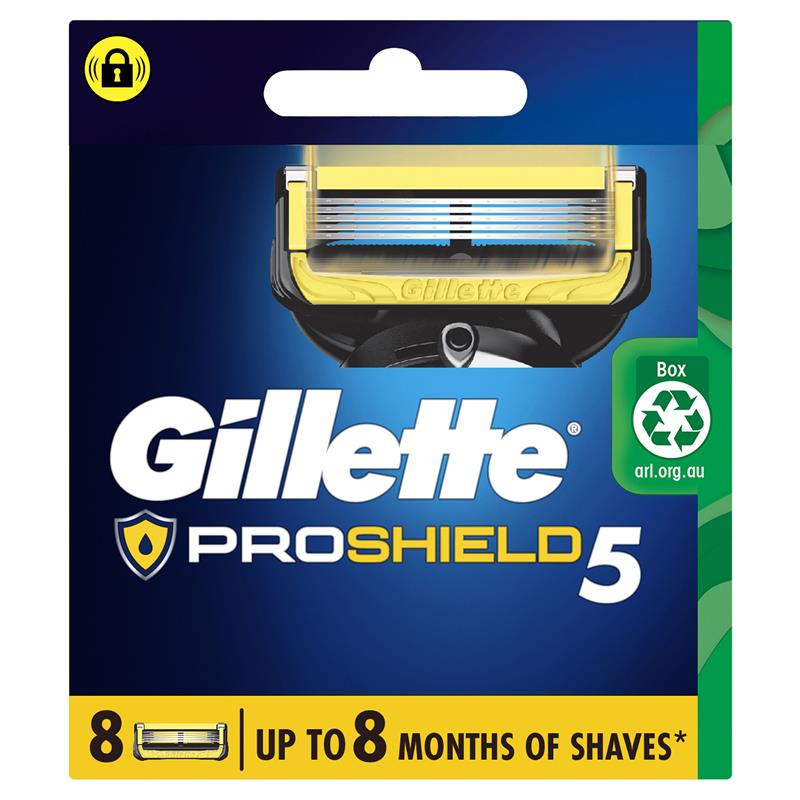 Buy Gillette Fusion Proshield Razor Blades 8 Pack Online At Chemist Warehouse®