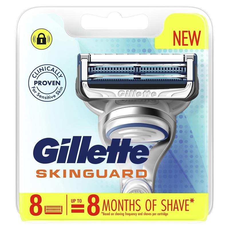 Buy Gillette Skinguard Manual Cartridge Blades 8 Pack Online at Chemist