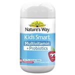 Nature's Way Kids Smart Multivitamin + Probiotics Chewables 50 Tablets For Children