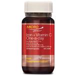 Microgenics Iron + Vitamin C One A Day 30 Capsules