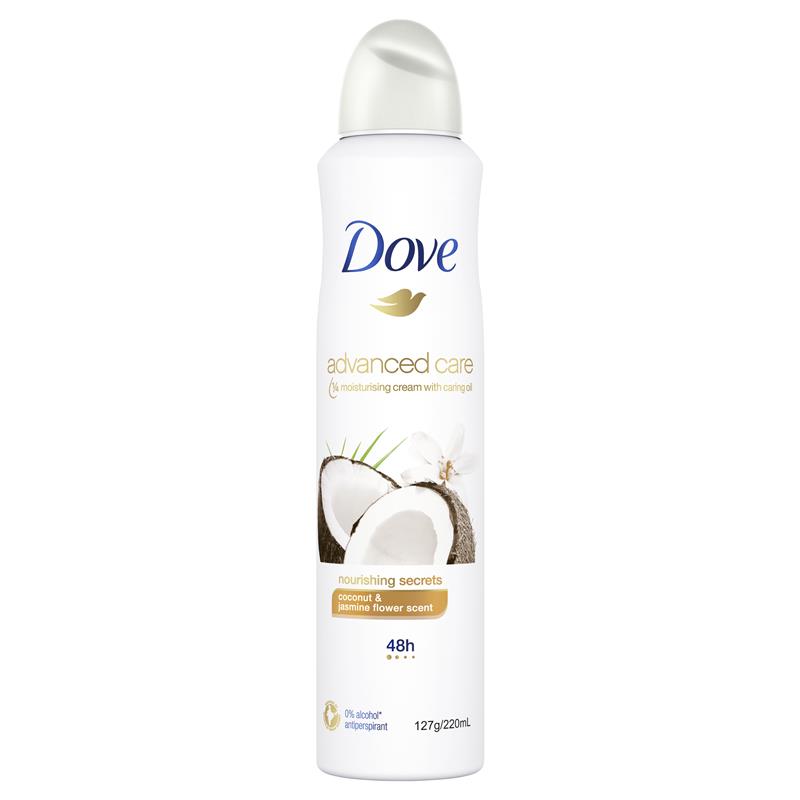 Buy Dove for Women Advance Care Nourishing Secret Coconut Jasmine 220ml  Online at Chemist Warehouse®