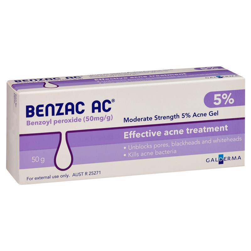 Buy Benzac AC Gel 5% 50g Online at Chemist Warehouse®