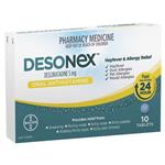Desonex Allergy & Hayfever 5mg 10 Tablets
