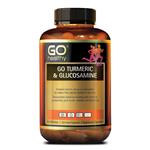 GO Healthy Turmeric & Glucosamine 120 Vege Capsules New