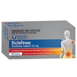 Diclofenac Wagner Health 25mg Tablets 30 - Diclofenac (S3)